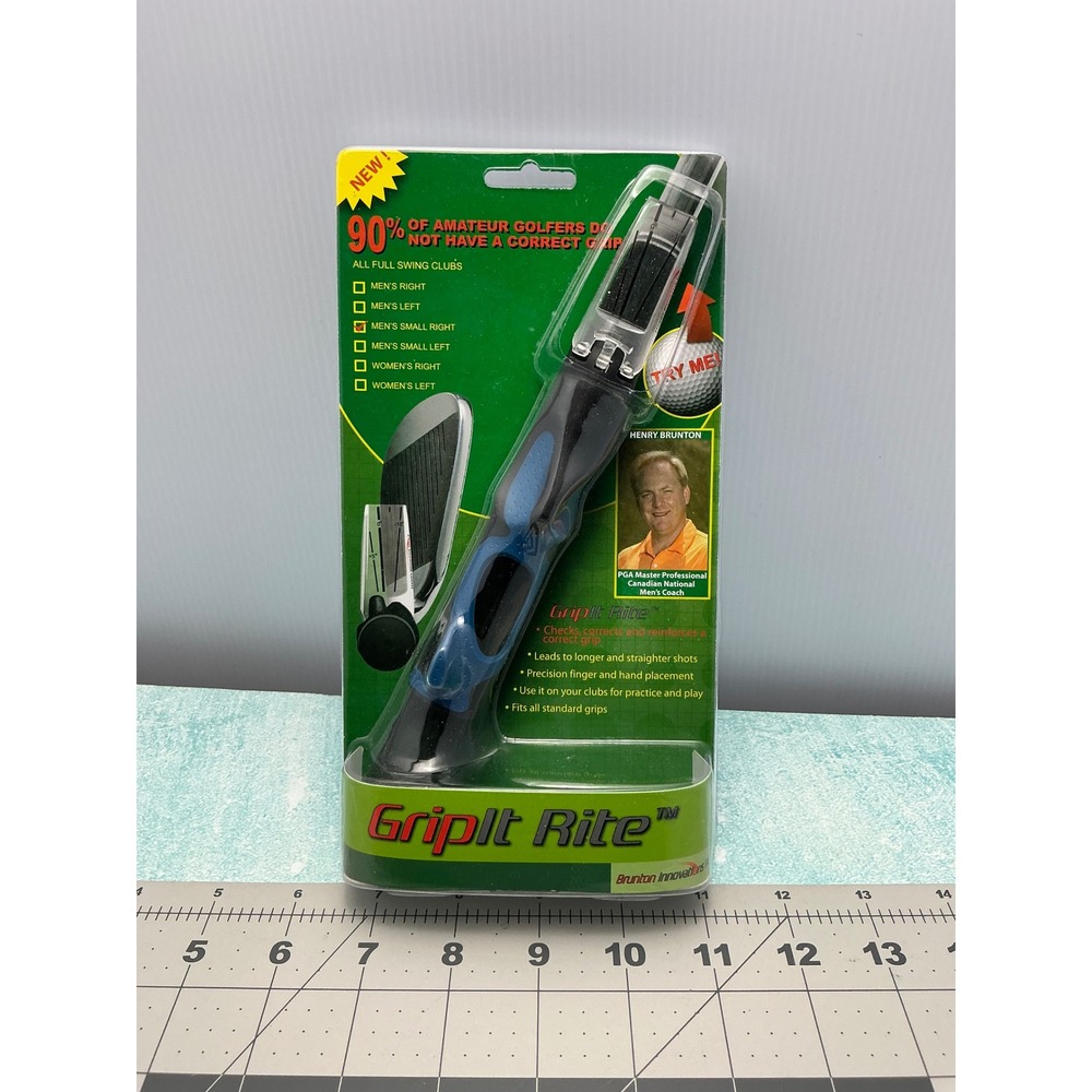 GripIt Rite Golf Swing Training Aid Henry Brunton PGA Master Professional